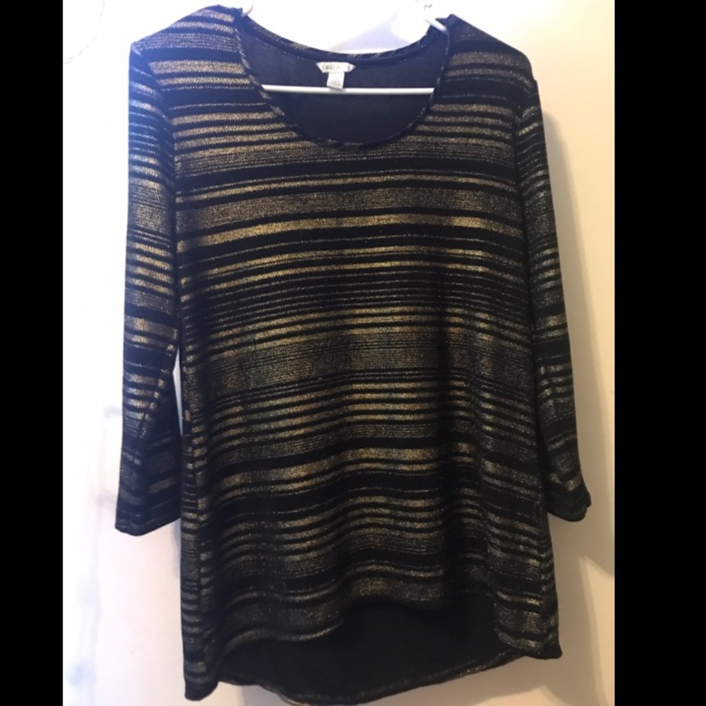 Striped Business Casual Top